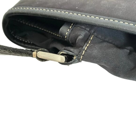 COACH - F05300 Black Nylon Leather Shoulder Bag - Picture 8 of 10